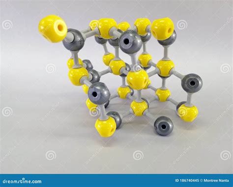 Zinc Blende Structure, Zinc Blende Model Stock Image - Image of single ...