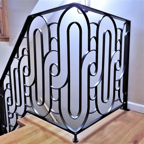 Art Deco Metal Railing - Great Lakes Metal Fabrication