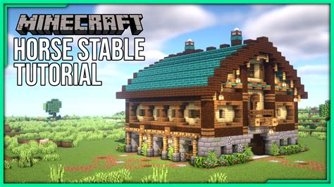 Minecraft Horse Stable Design