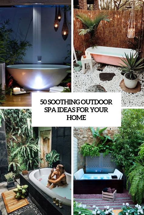 Outdoor Spa Landscaping Ideas