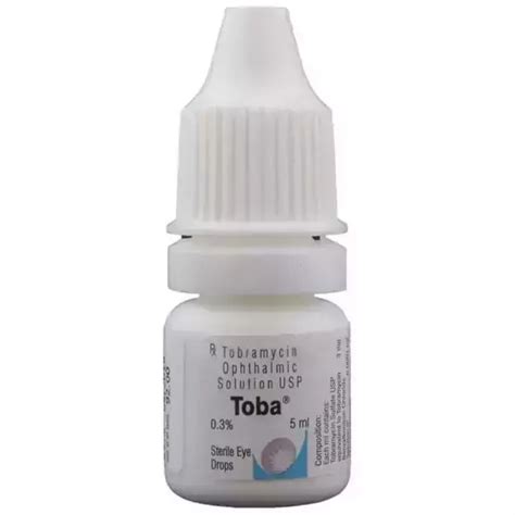 Toba Uses Price Dosage Side Effects Substitute Buy Online