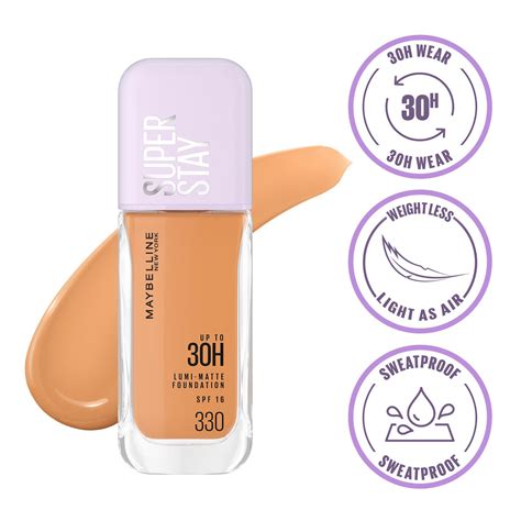 Buy Maybelline New York Super Stay Lumi Matte Liquid Foundation 30h Longwear 330 35 Ml