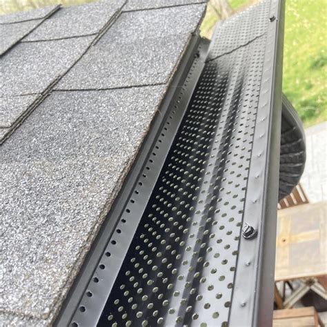 Look How Nice This Black Gutter Guard Looks Next To These Onyx Black