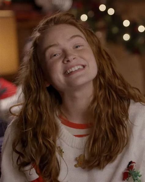 Stranger Things Christmas Video Screen Capture Mad Max Sadie Sink