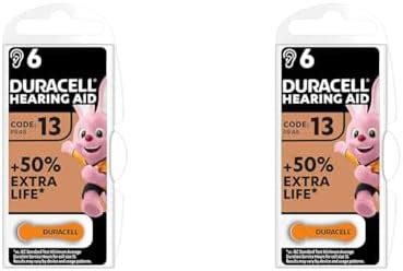 Duracell Hearing Aid Batteries Size Pack Of Amazon Co Uk