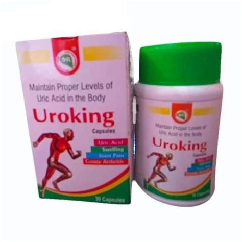 Uric Acid Uroking Capsules Packaging Type Bottle Mg At