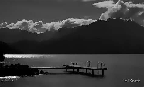 Jetty At Lake Annecy By Imi Koetz Redbubble