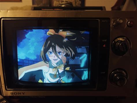 I Put Waifus On A Vintage Tv On Twitter Kirishima Arpeggio Of Blue