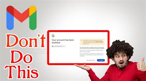 How To Appeal And Recover Disabled Gmail Account Google Account