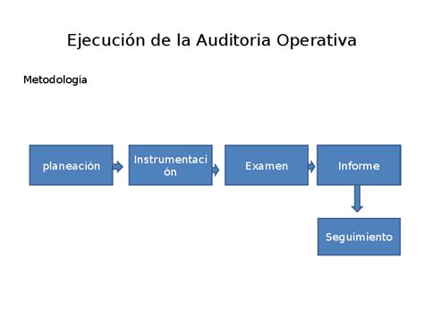 Ppt Etapas Ejecucion Auditoria Operativa Mariel Alvarado Reyes