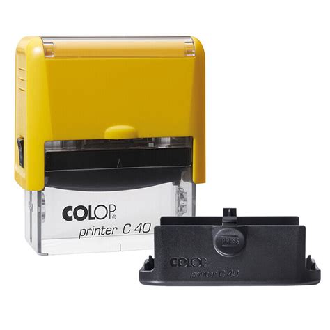 COLOP Stempel Printer Compact Pro 40 Mit Individueller Textplatte 23 X