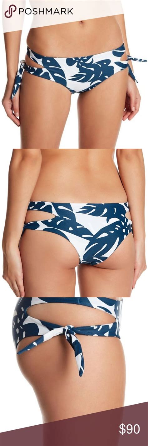 Mikoh Swimwear Kaena Tie Cutout Side Bikini Bottom Open To All