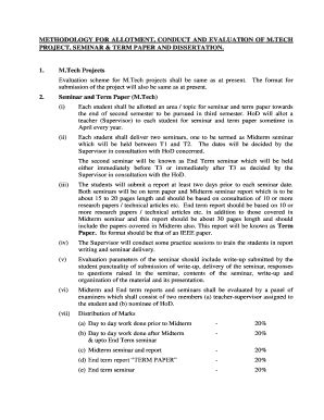 Fillable Online Jiit Ac METHODOLOGY FOR ALLOTMENT CONDUCT AND