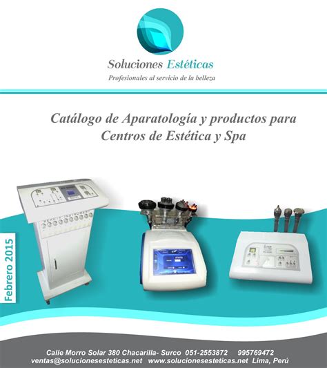 Catálogo Soluciones Estéticas Soluciones Estética Perú Página 1