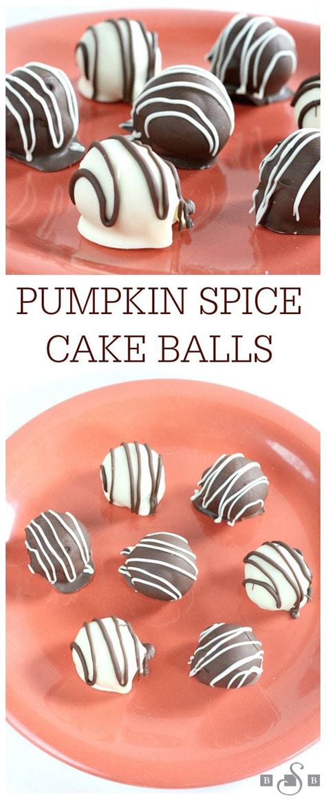 Pumpkin Spice Cake Balls Butter With A Side Of Bread