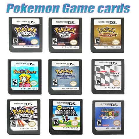 For Nintendo 3ds Ds Lite Dsi Nds Pokemon Platinum Heartgold Soulsilver