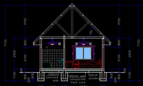 Small Wooden House Plan