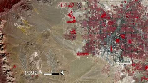 Las Vegas Sprawling Growth Seen From Space Space