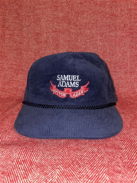 Samuel Adams Boston Lager Vintage Corduroy Hat 80s Gem