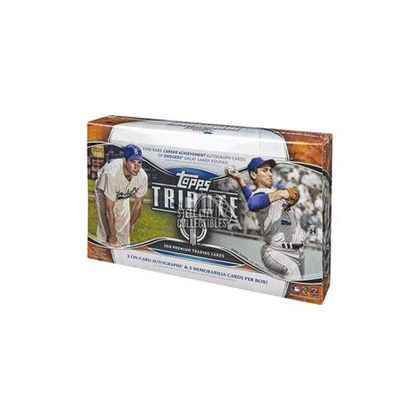 2018 Topps Tribute Baseball Hobby Box Random Pack Group Break 3