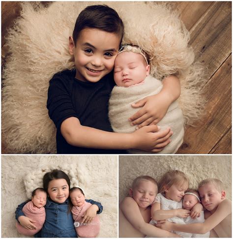 Newborn Poses with Siblings - The Milky Way