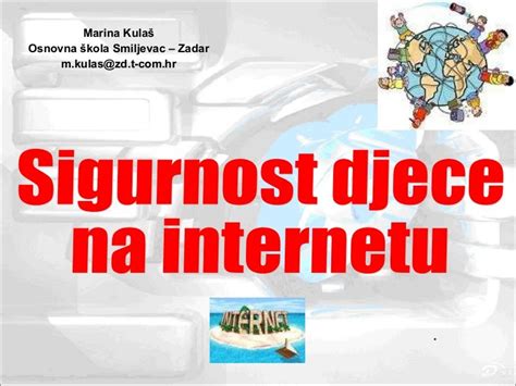 Predavanje Sigurnost Djece Na Internetu