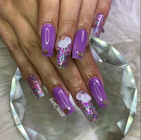 60 Pretty Purple Nails The Glossychic