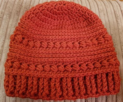 Bean Stitch Beanie Crochet Patterns Crochet Pattern