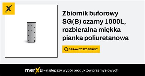 Galmet Zbiornik buforowy SG B czarny 1000L rozbieralna miękka pianka