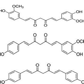 A C Chemical Structures Of Three Kinds Of Curcuminoids A Chemical