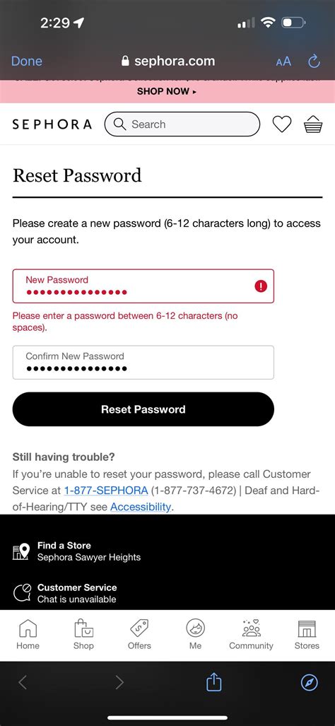 Is anyone else having trouble logging into their Sephora account? : r
