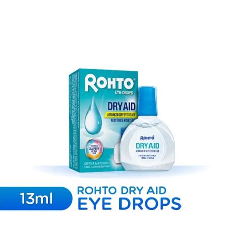 Rohto Dry Aid Eye Drops 13ml Advanced Dry Eye Relief Exp 01 2024 Lazada