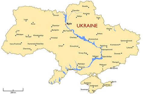 Free Ukraine Map