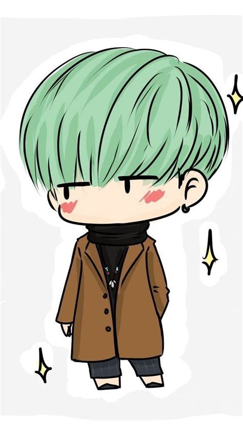 Bts V Cartoon Work Korean Singer HD Phone Wallpaper Peakpx