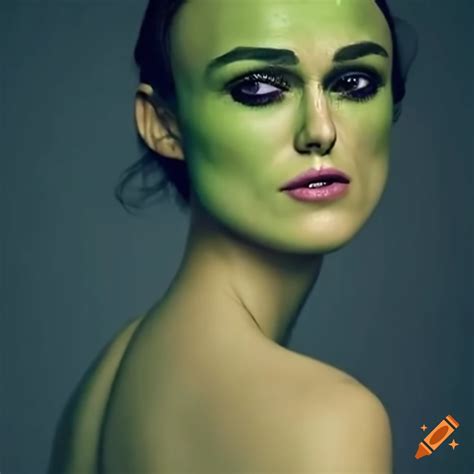 Keira Knightley As The Green Faced Character The Mask On Craiyon