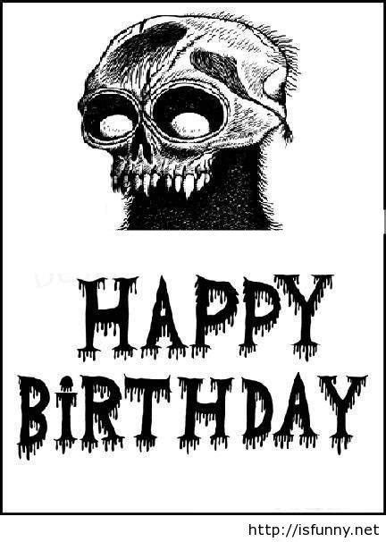 Scary Happy Birthday Images - BL