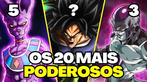 Top 20 VilÕes Mais Fortes De Dragon Ball Super Youtube