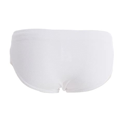 Bath Bikini Pique White Swim Briefs For Man Brand ES Collection