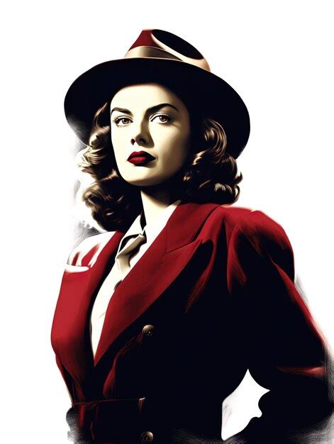 Premium Ai Image A Poster For A Movie Called The Lady In Red