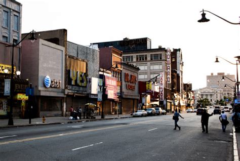 The view looking west on Market Street in Downtown Newark, NJ. - KTOO