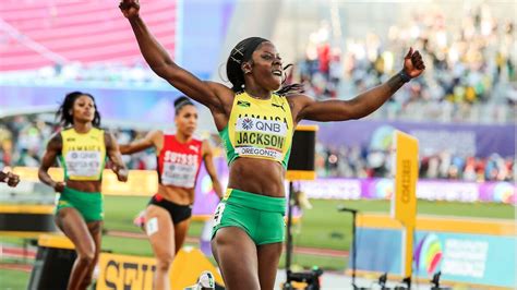 Shericka Jackson of Jamaica clocks second fastest time ever to win 200m ...