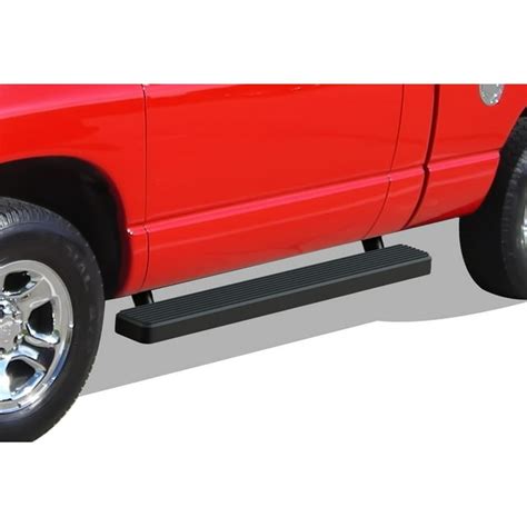 Aps Running Boards 5in Black Compatible With Dodge Ram 1500 2002 2008 Regular Cab And Ram 2500