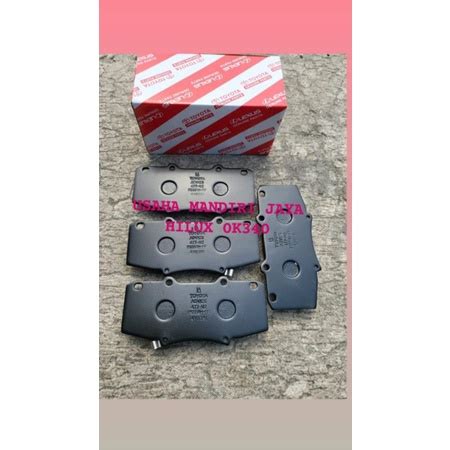 Toyota Hilux Fortuner Front Brake Pad 04465 0K340 For Car Part Shopee