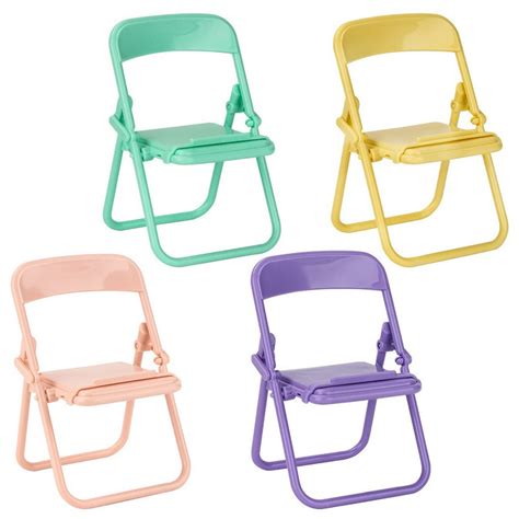 Jual Stand Holder Dudukan HP Model Kursi Lipat Folding Chair Sandaran