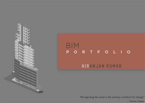 ARCHITECTURE BIM PORTFOLIO NIRANJAN Behance