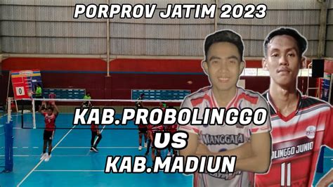 Ivan Deki Kab Probolinggo Vs Kab Madiun Porprov Jatim Sidoarjo