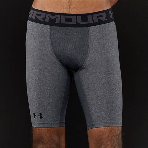 Mens Base Layer Under Armour Hg Armour 20 Compression Long Short Grey 1289568 090