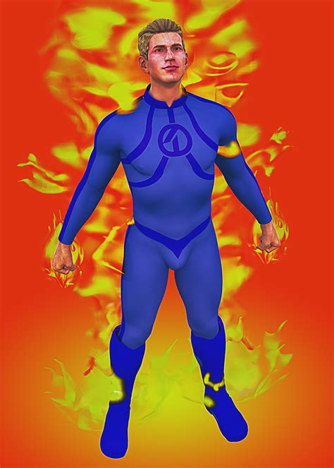 Johnny Storm Fantastic Four by grfk-dsgn on DeviantArt