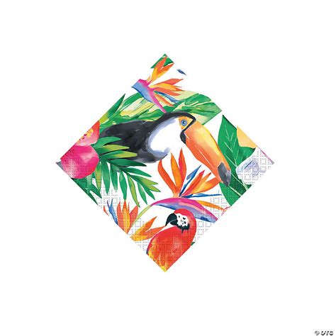 Tropical Palm Luau Beverage Napkins Oriental Trading