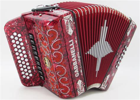 Gabbanelli M900 Red Pearl - Gabbanelli Accordions